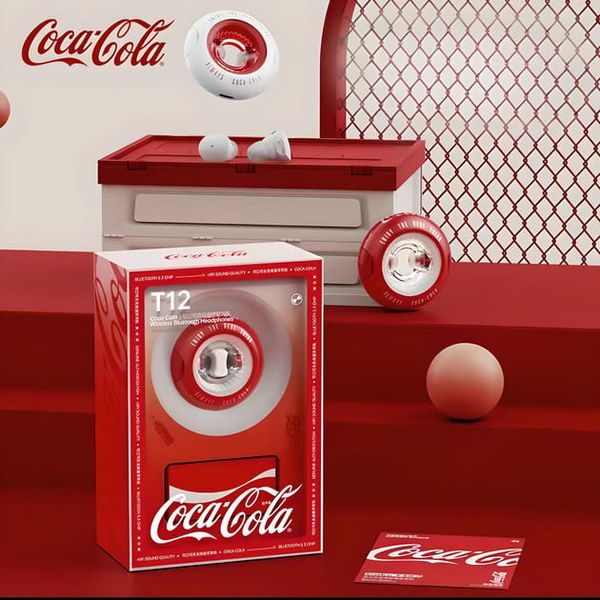 Беспроводные Наушники Coca-Cola Coke T12 Вакуумные Bluetooth 17-04 фото