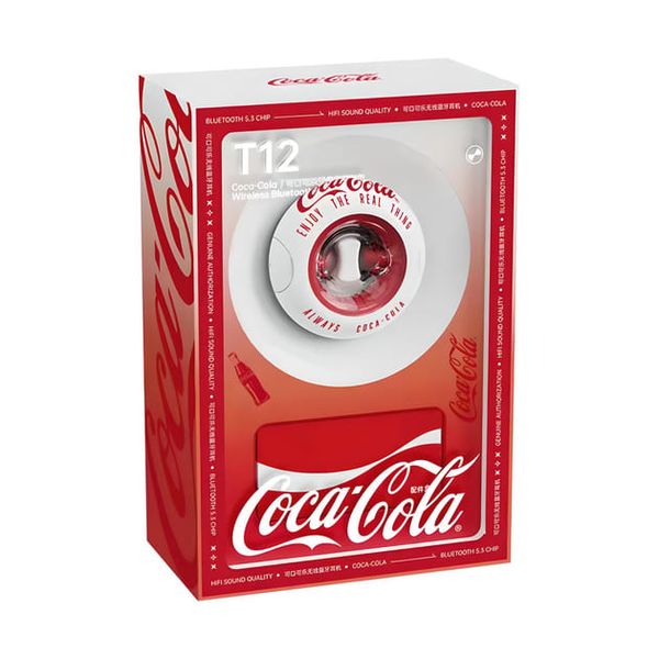 Беспроводные Наушники Coca-Cola Coke T12 Вакуумные Bluetooth 17-04 фото